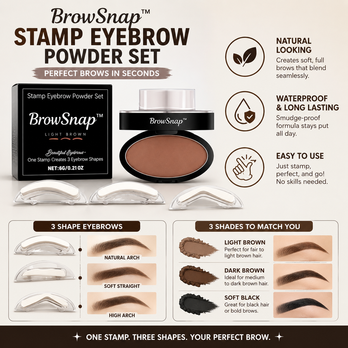 BrowSnap™ Instant Arch Stamp
