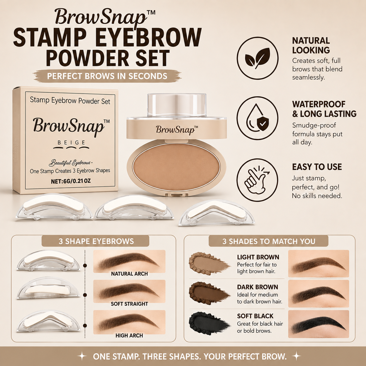 BrowSnap™ Instant Arch Stamp
